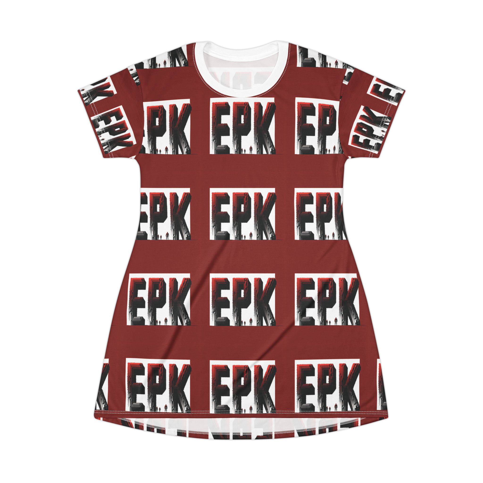 EPIK Design, Graphic T-Shirt Dress, Trendy Casual Wear, Street Style Fashion, Everyday Comfort, Perfect Gift for Her, Unique Graphic Dress