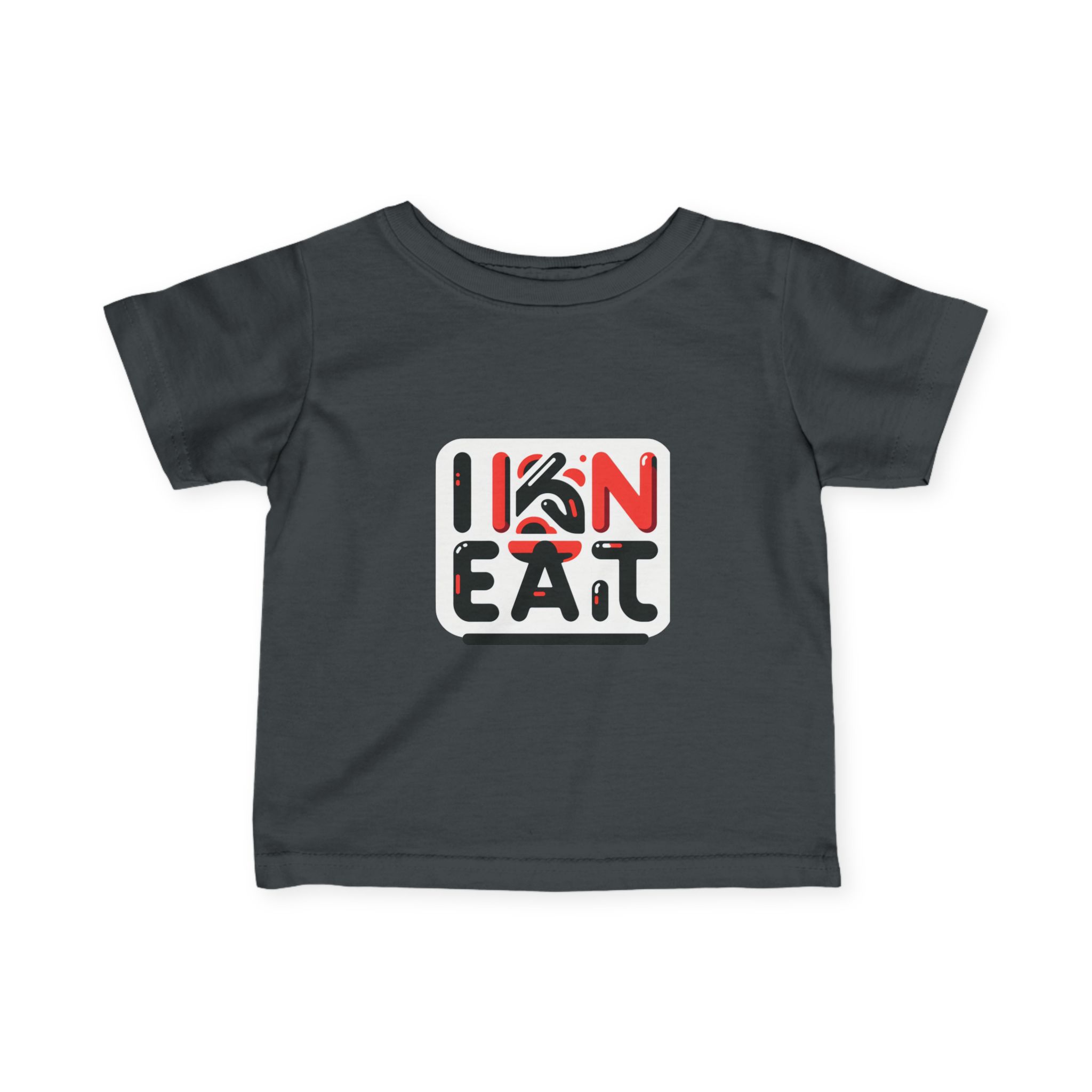 I Kan Eat, Whimsical Baby Tee, Cute Infant T-Shirt, Fun Kids Apparel, Playful Toddler Clothes, Birthday Gift for Babies, Infant Casual Wear
