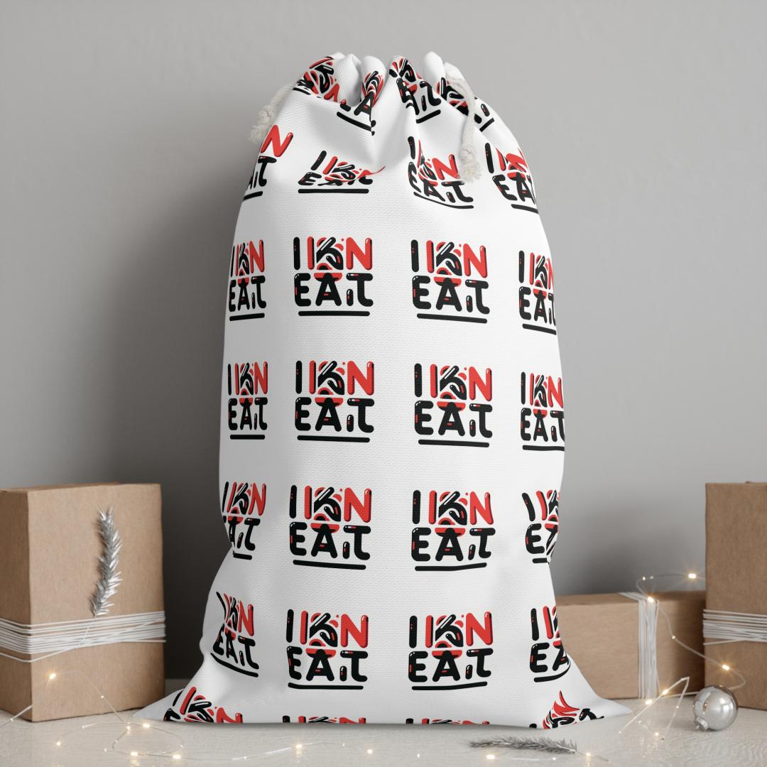 I Kan Eat Sack, Fun Food Storage Bag, Kitchen Organizer, Gift for Chefs, Food Lovers, Cooking Gift, Eco-friendly Utility Bag