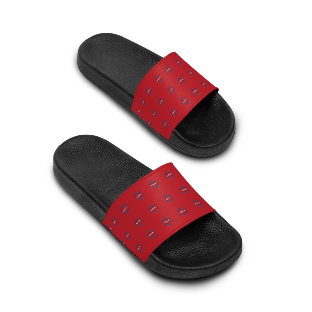 EPIK LOGO, Chic Women's Slide Sandals for Summer, Poolside, Beachwear, Stylish Footwear, Comfortable Summer Slides