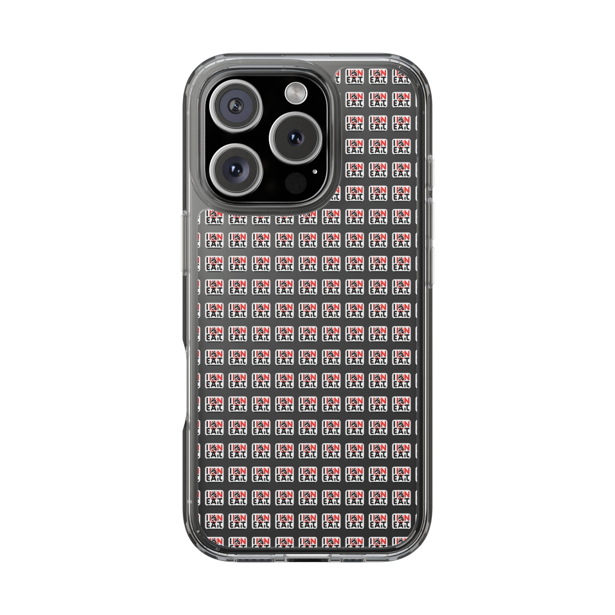 I Kan Eat LOGO Vibrant Clear Phone Cases, Trendy Smartphone Accessories, Customizable Cases, Modern Tech Gifts, Unique Designs for Everyone