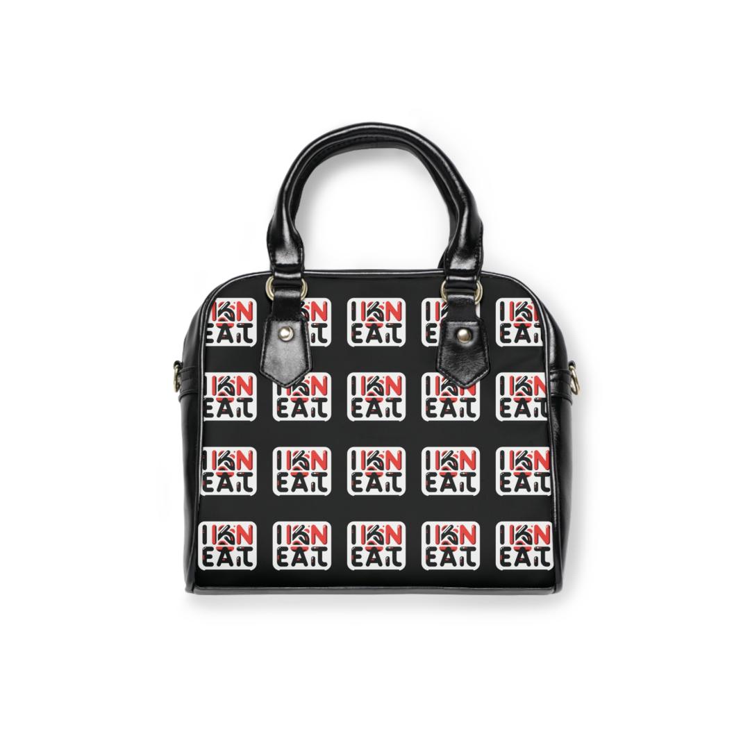I Kan Eat, Trendy Shoulder Handbag, Statement Purse for Food Lovers, Everyday Use Tote, Gift for Her, Stylish Office Bag