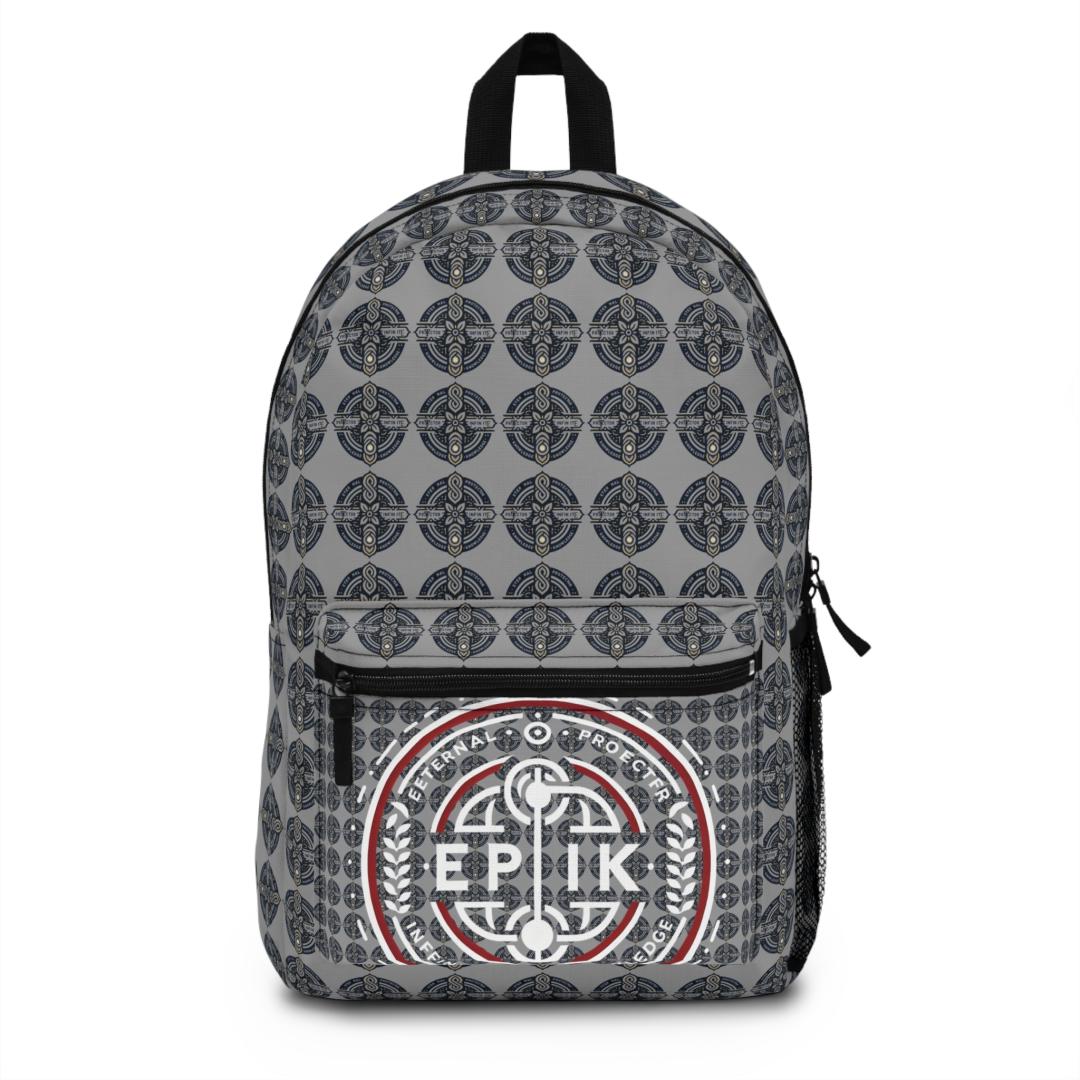 Stylish EPIK Design, Backpack | Trendy School Bag, Travel Companion, Unique Gift for Students, Gym, Daily Use, Fashionable Accessory