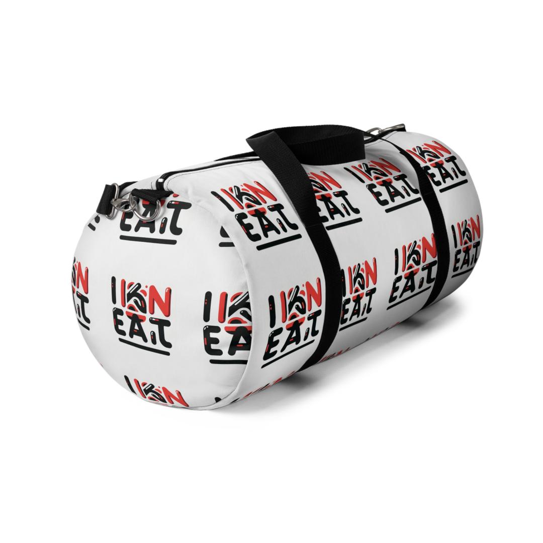 I Kan Eat, Fun Fitness Duffel Bag - I Kan Eat - Gym Bag, Workout Tote, Travel Accessory, Sports Gear, Motivation Style