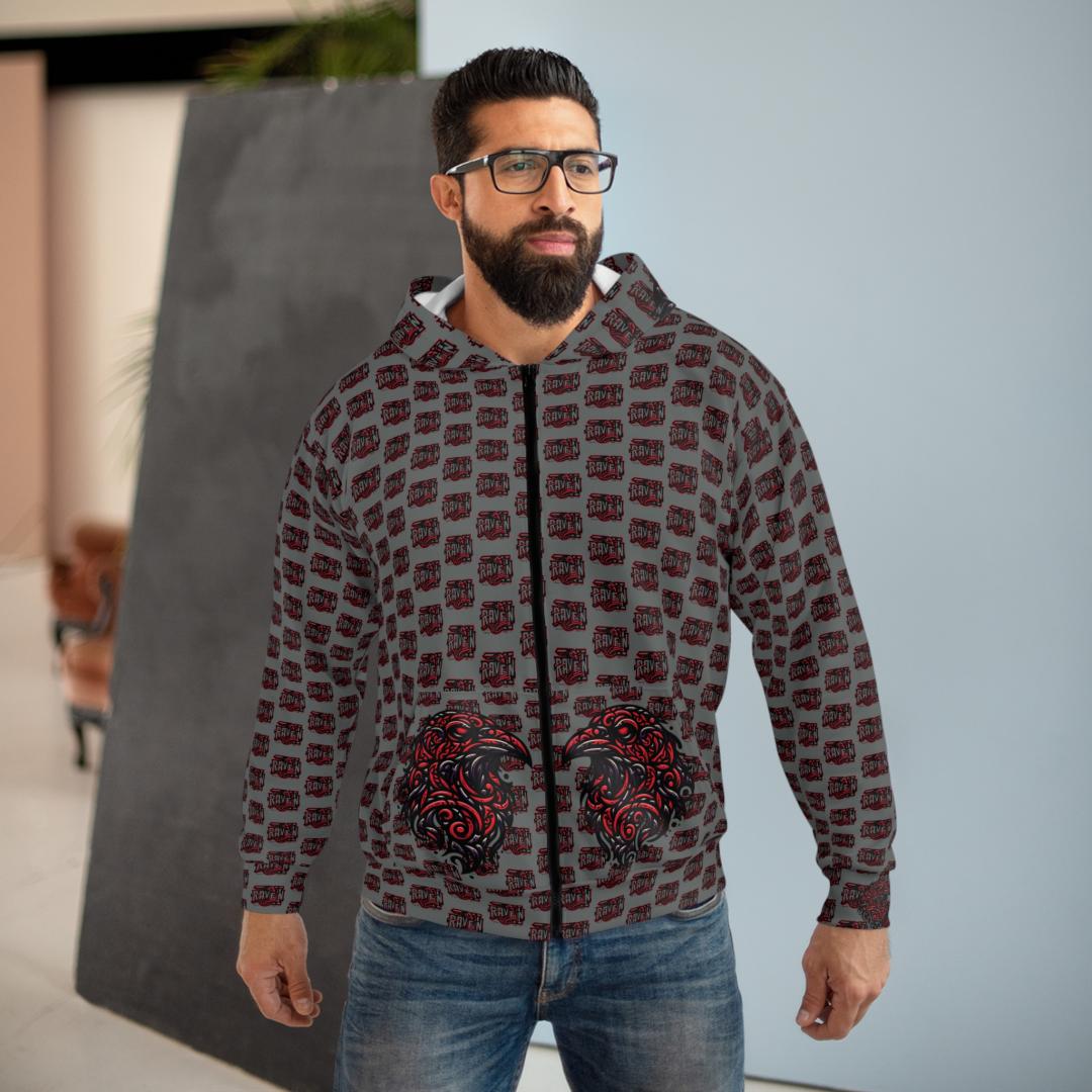 Raven.i Stylish Unisex Zip Hoodie - Cozy Layer For Every Occasion, Gift For Him/her, Trendy Casual Wear, Perfect For Chilly Days