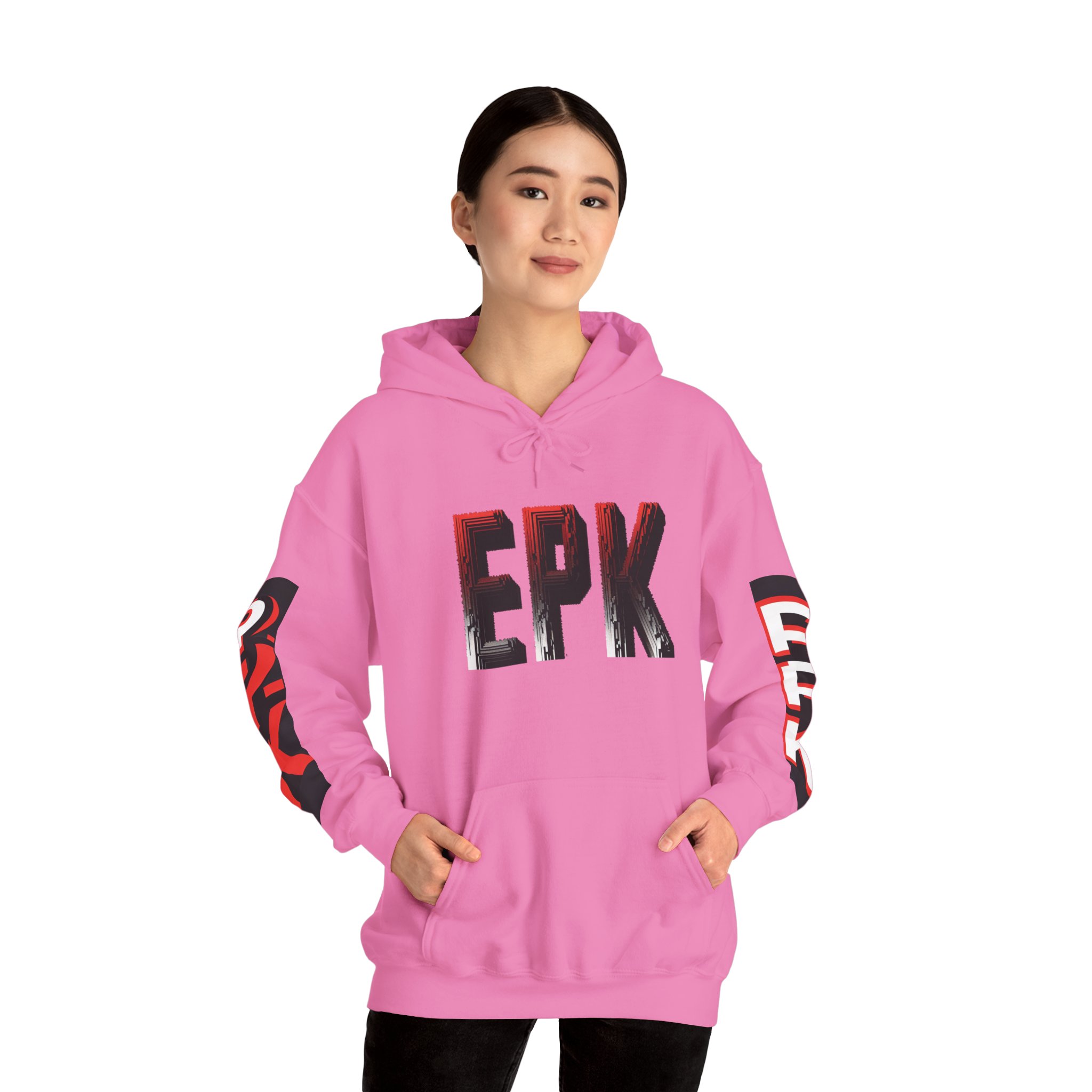 Epik Design, Urban Style Unisex Hoodie With Bold Epk Design, Perfect For Casual Wear, Gift For Streetwear Lovers, Cozy Sweatshirt For Everyday