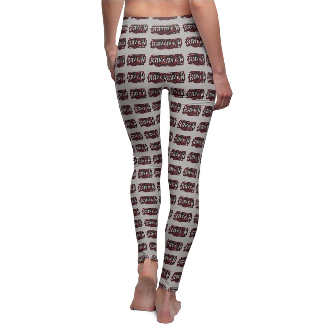 Raven.i Grey Casual Leggings With Bold Print, Comfortable Activewear For Women, Perfect For Lounging Or Workouts, Gift For Fitness Lovers, Trendy [...]