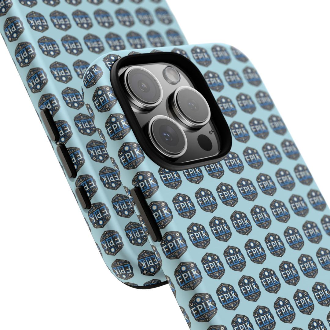Epik Blue, Tough Cases Phone Cover, Durable Phone Case for Active Lifestyles, Great Gift for Tech Lovers, Holiday Gifts, Unique Designs