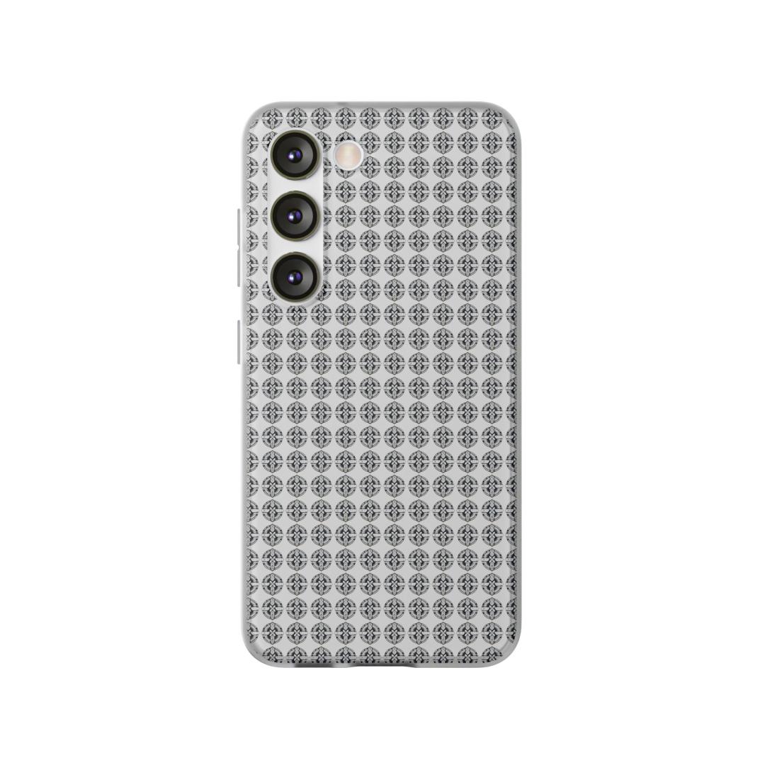 Epik design, Black Stylish Phone Case for Modern Aesthetic, Clear Phone Cover, Customizable Flexi Cases, Gifts for Tech Lovers, Trendy Phone Accessory