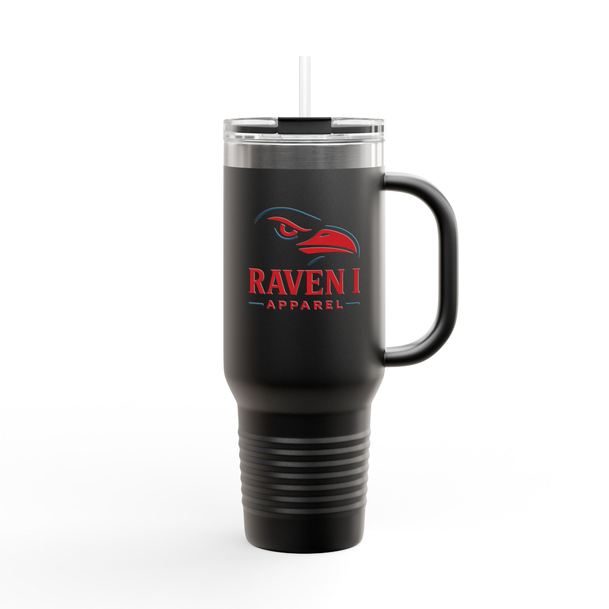 Raven I Apparel, Insulated Travel Mug with Straw, 40oz - Perfect for Coffee Lovers, Outdoor Enthusiasts, and On-the-Go Hydration, Great for Gifts & Holidays
