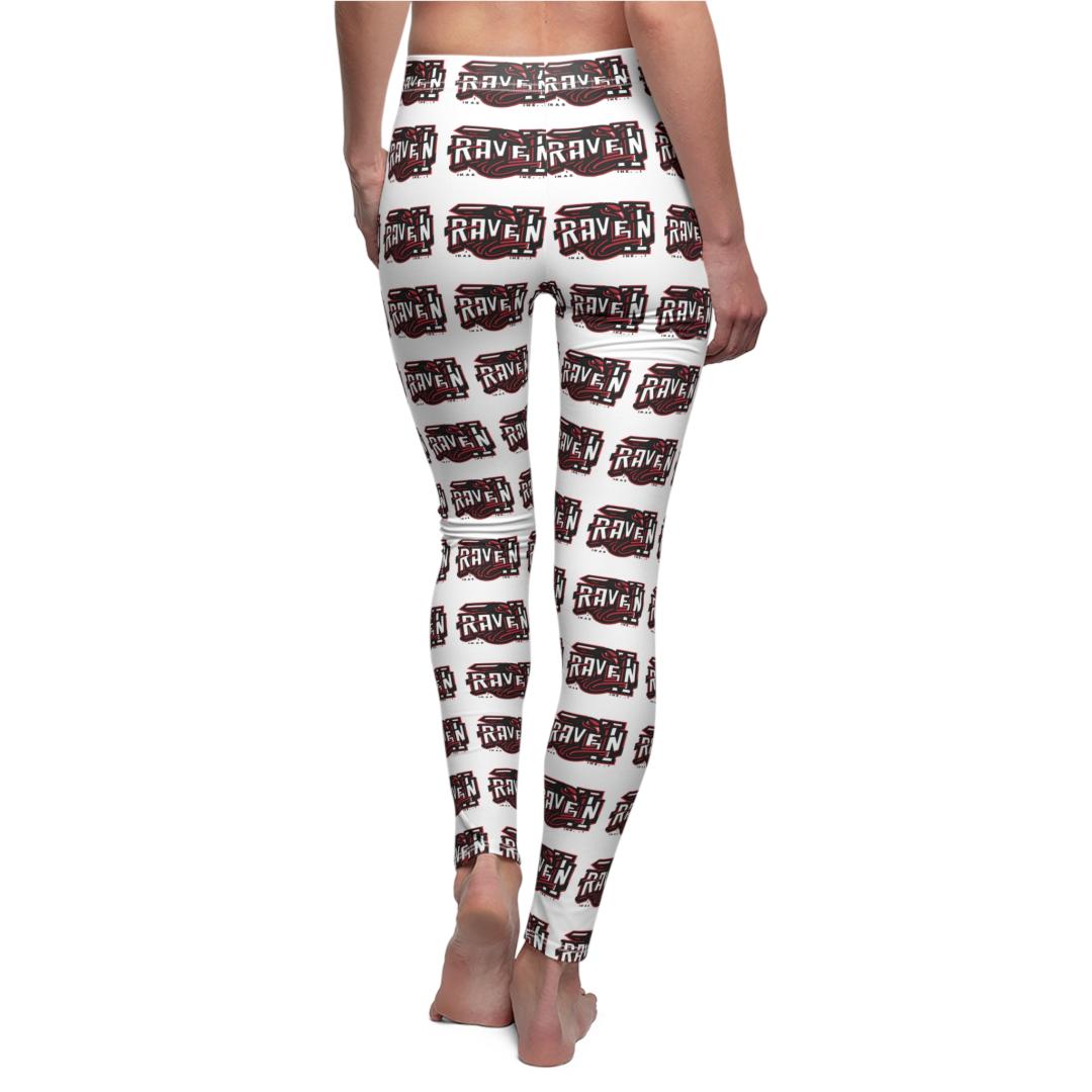 Raven.i Print Women's Leggings, Stylish Casual Pants, Sportswear For Fitness, Gifts For Her, Trendy Activewear