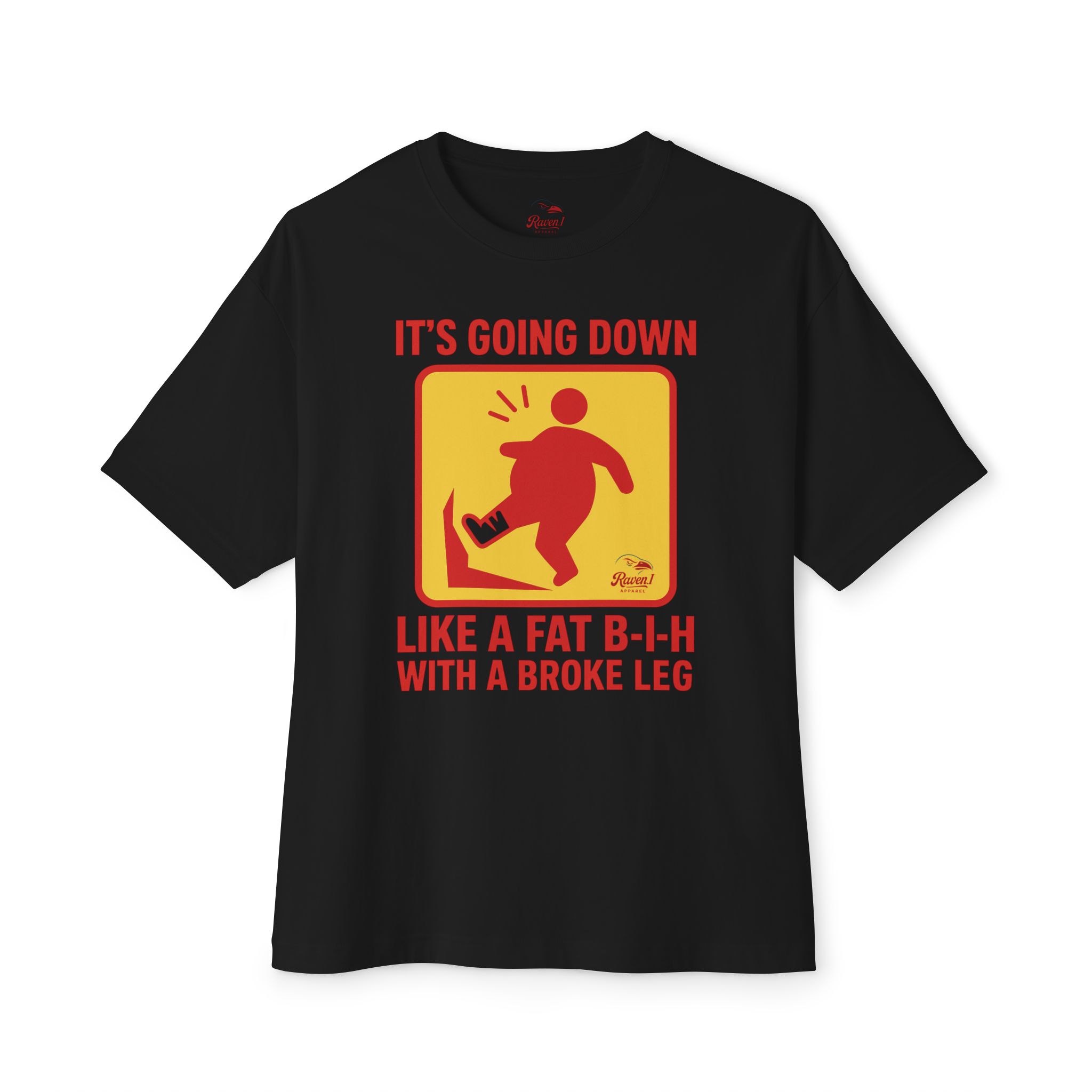It's Goin Down, Red Font, Boxy Graphic Tee - Funny Oversized T-shirt, Casual Wear, Trendy Fashion, Gift For Friends, Unique Statement Tee
